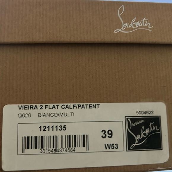 Christian Louboutin Vieira 2 spiked blanco/multi sneakers - Picture 14 of 14